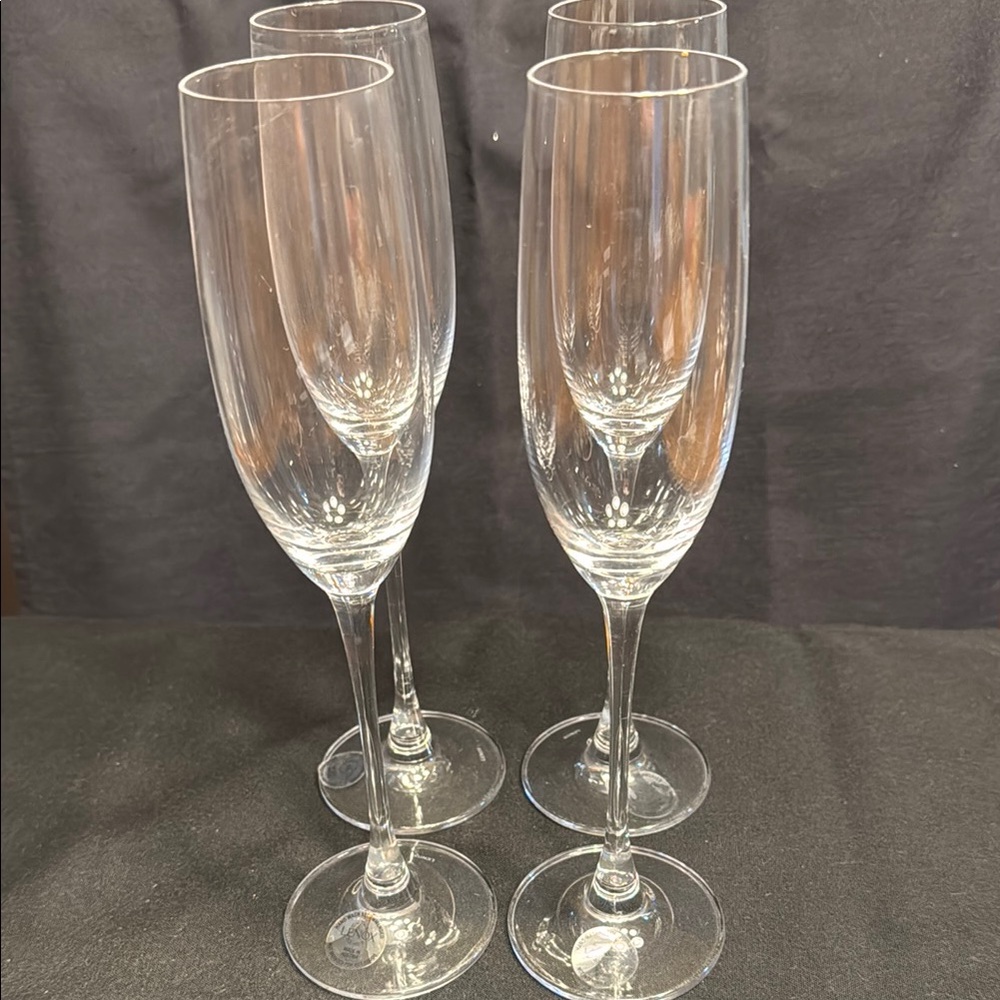 NWOB Lenox  Set of  (4) 10” Champagne Flutes. - Picture 3 of 5